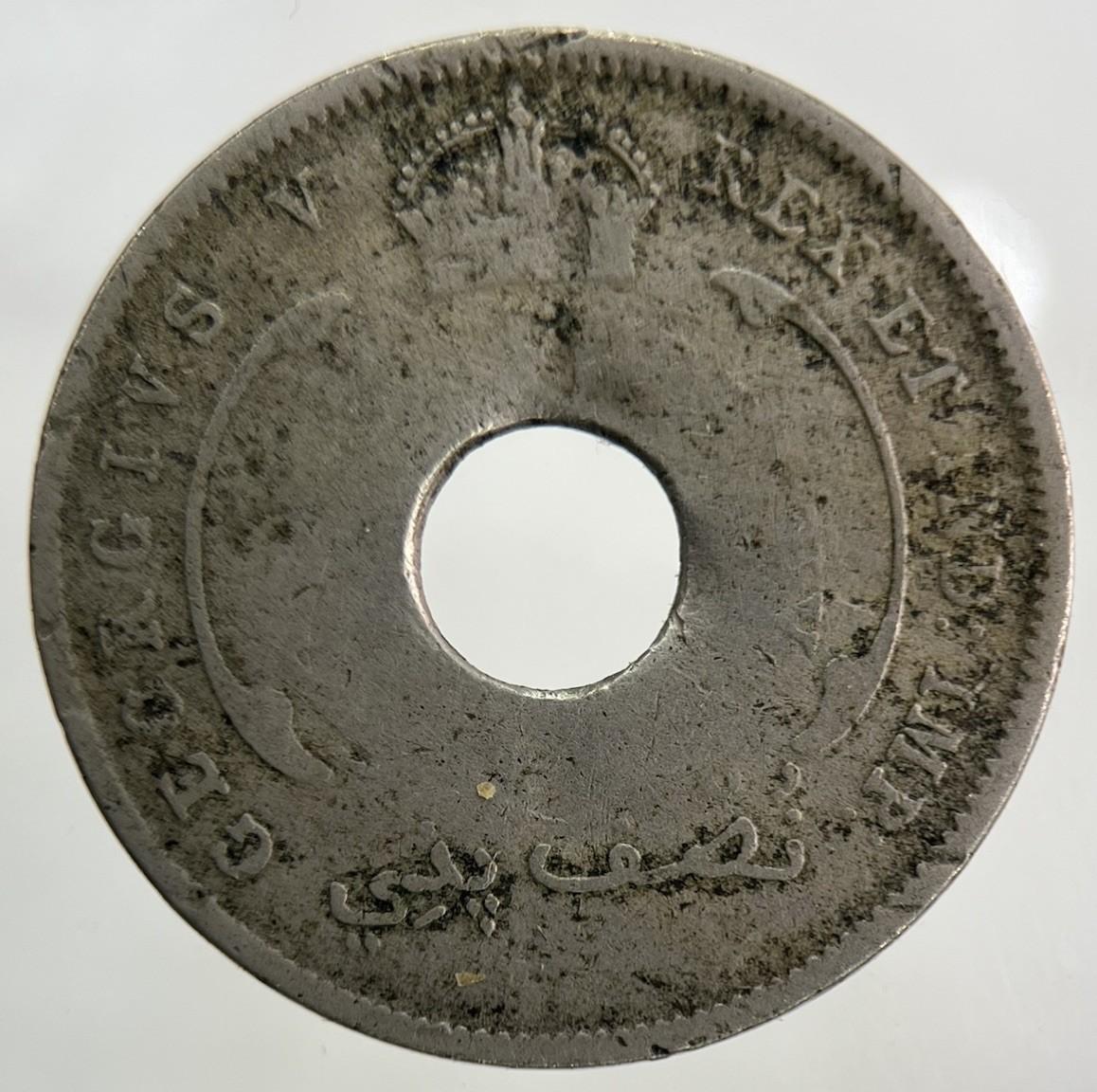 1920 West Africa Half-Penny Coin | Fair Grade