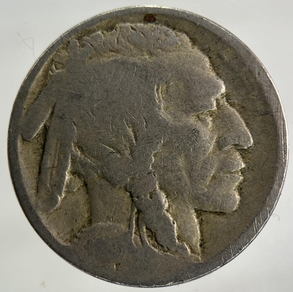 US USA Buffalo Nickel 5 Cents Coin | Fair Grade