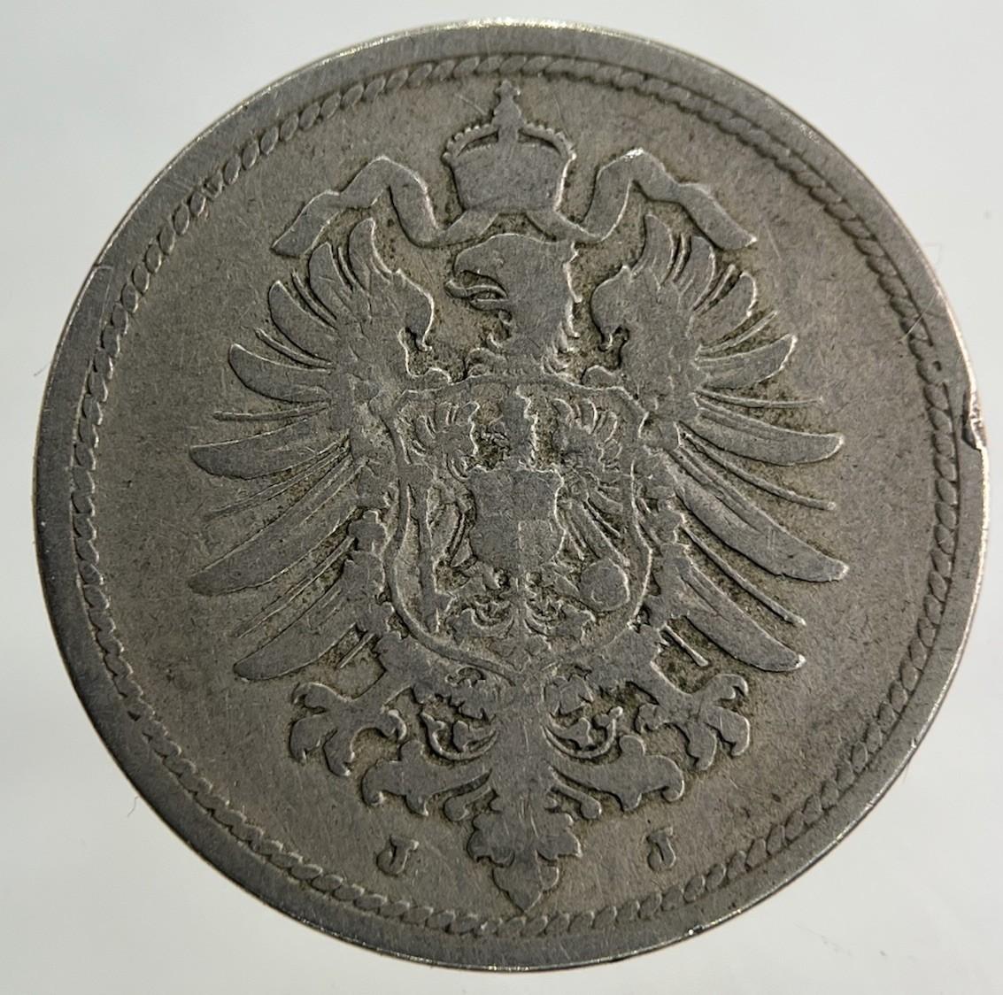 1876 German 10 Pfennig Coin | Collectable Grade