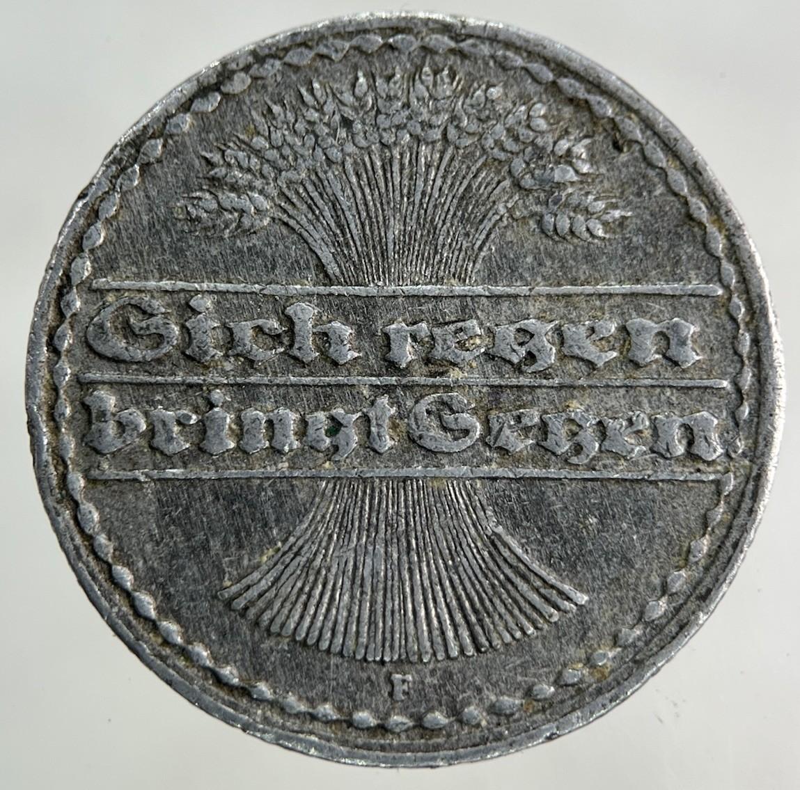 1922 German 50 Pfennig Coin | Fine Collectable Grade