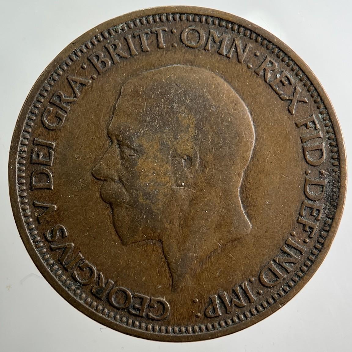 1933 George V Half-Penny Coin | Collectable Grade