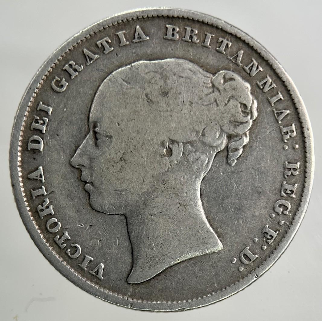1853 Victoria Shilling Silver Coin | Fine Collectable Grade