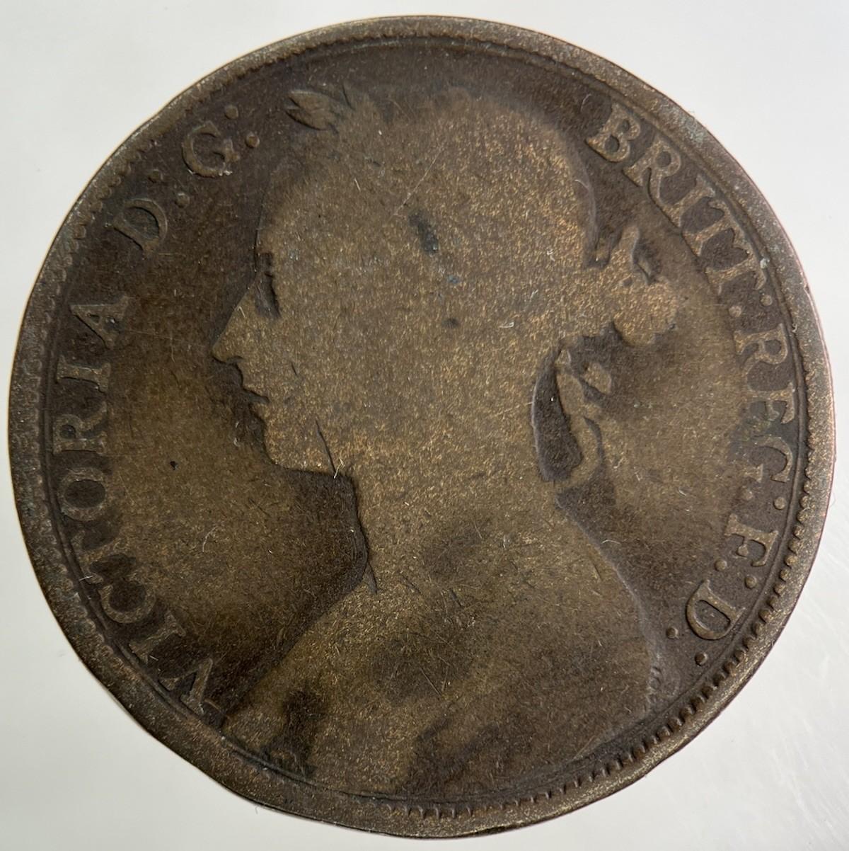 1894 Victoria One Penny Coin | Collectable Grade