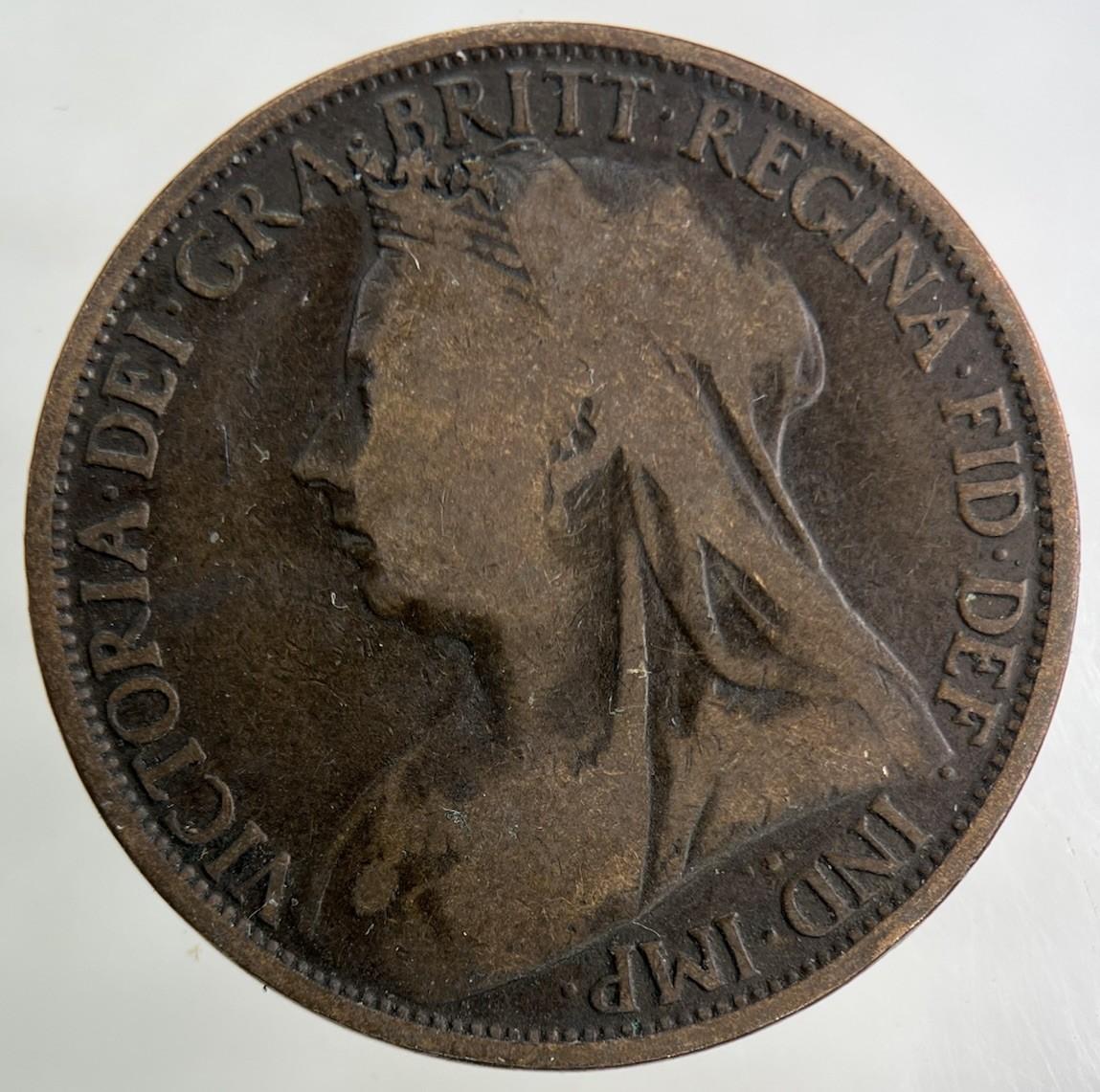 1896 Victoria One Penny Coin | Collectable Grade