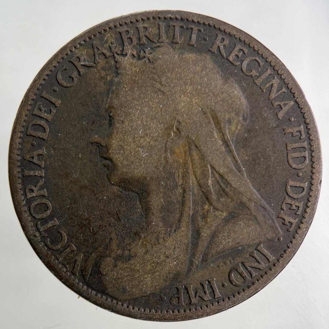 1897 Victoria One Penny Coin | Collectable Grade