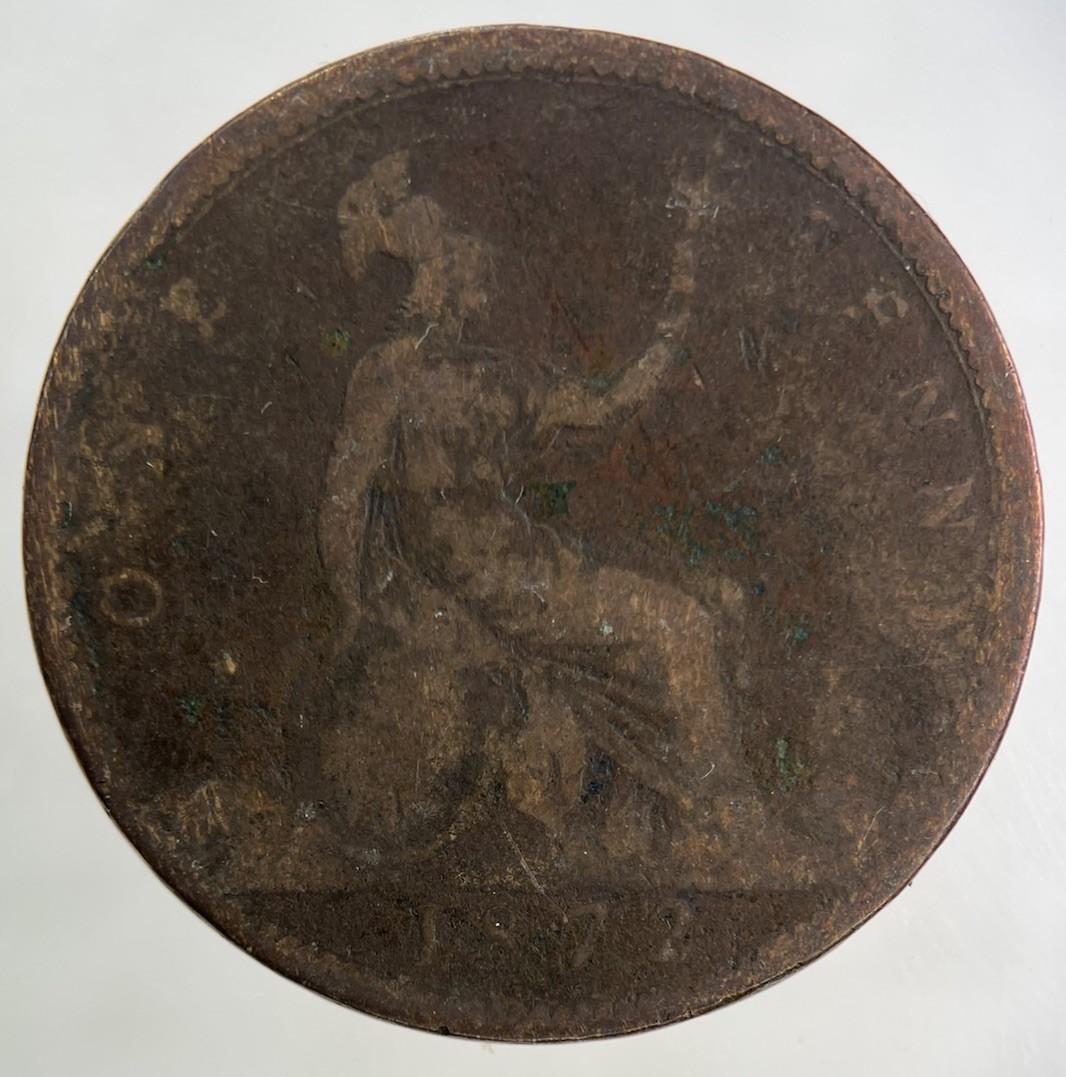 1872 Victoria One Penny Coin | Collectable Grade