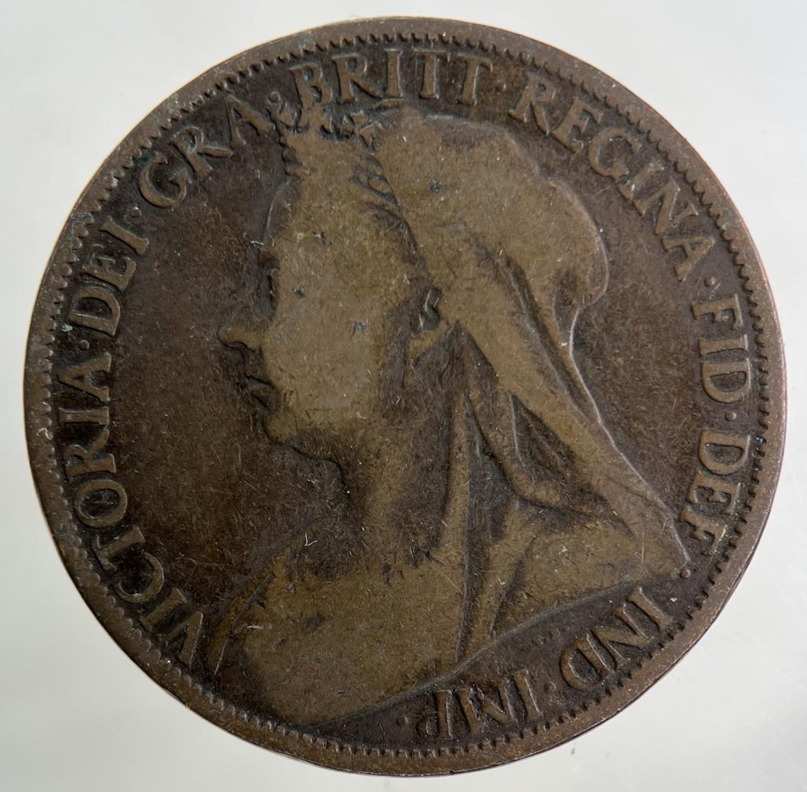 1900 Victoria One Penny Coin | Collectable Grade