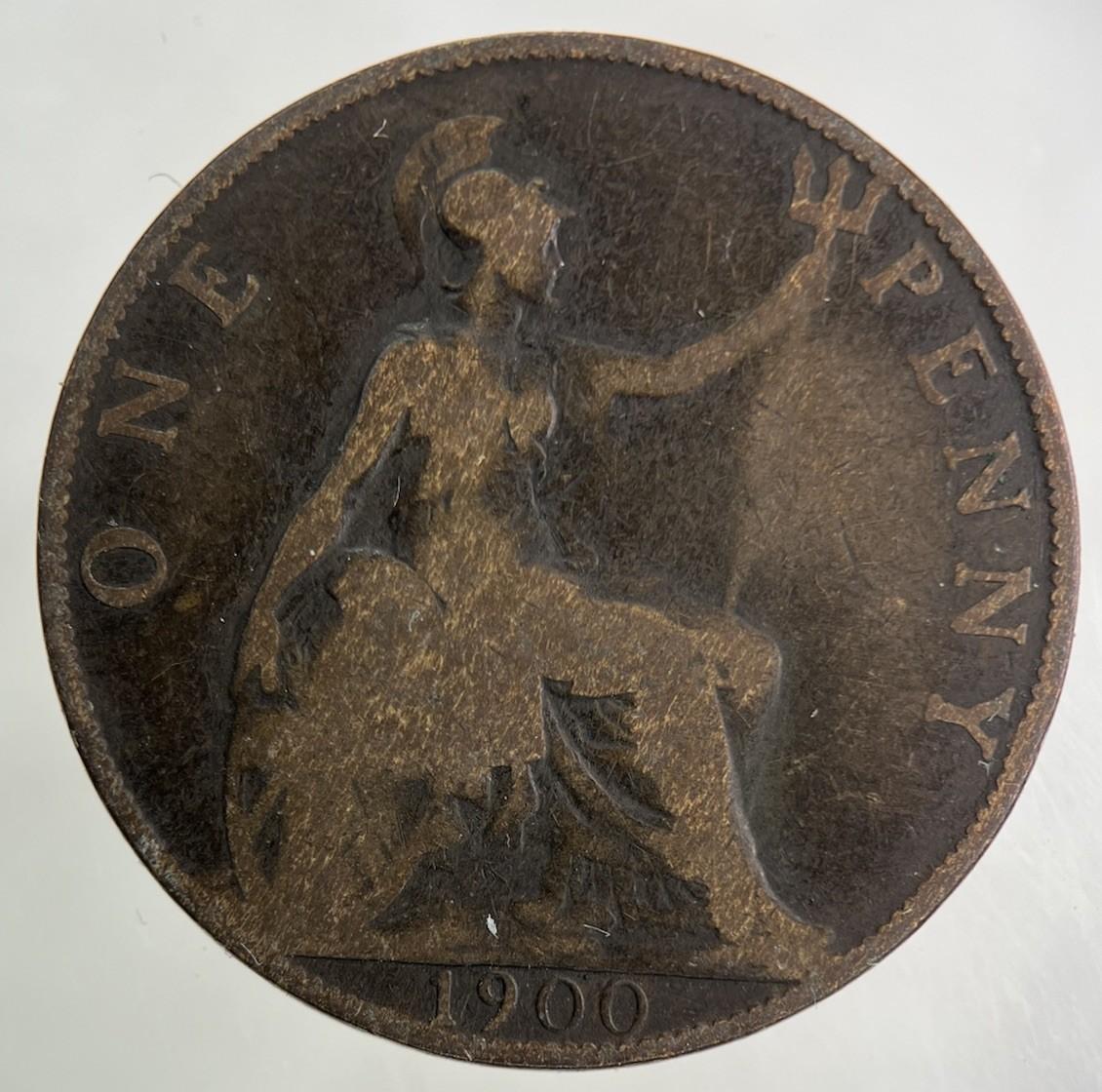 1900 Victoria One Penny Coin | Collectable Grade