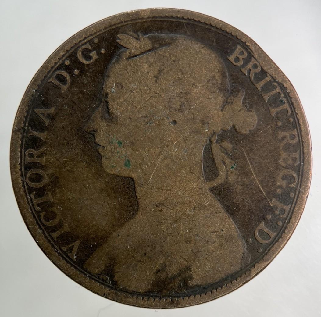 1889 Victoria One Penny Coin | Collectable Grade