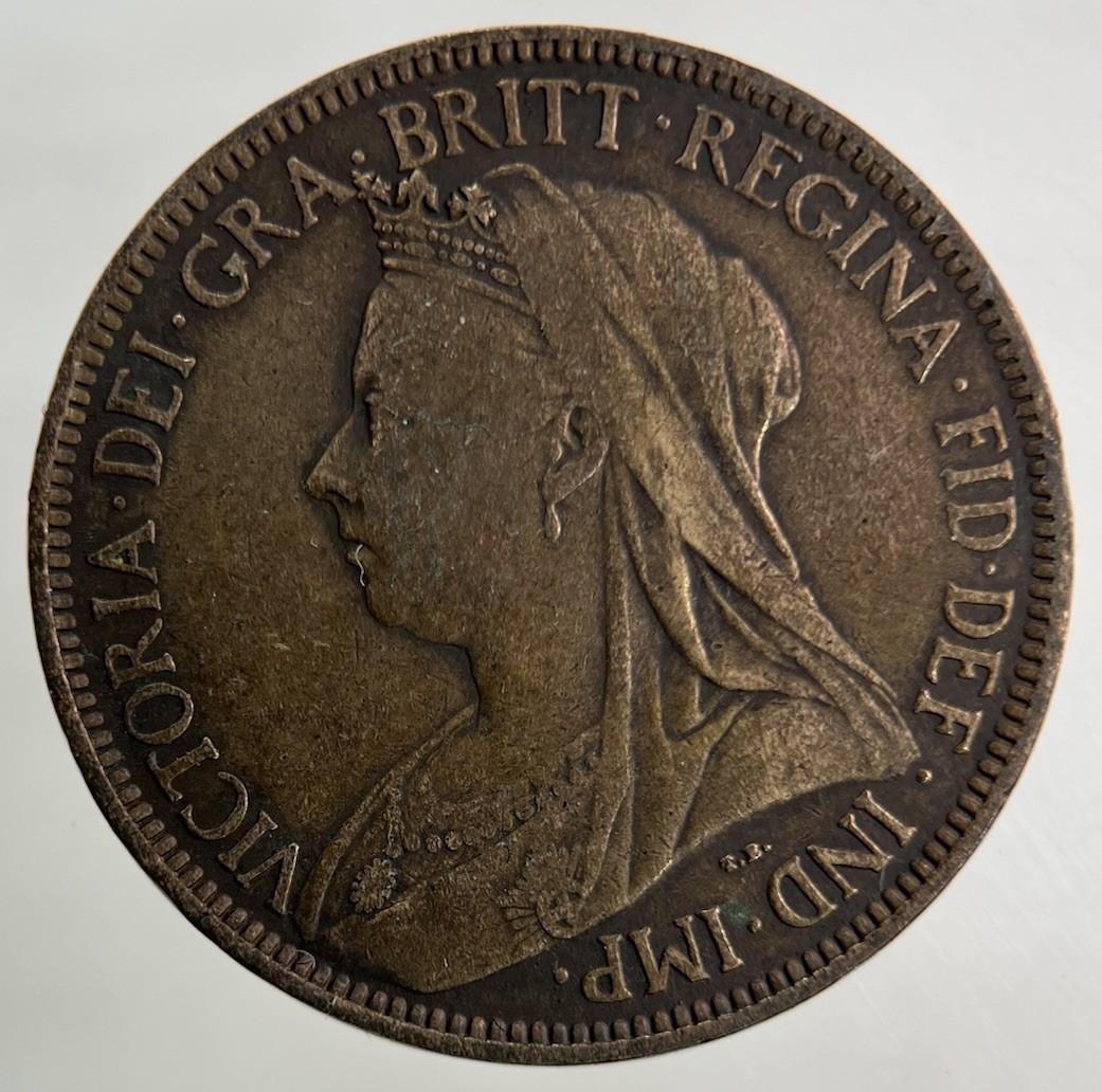 1900 Victoria Half-Penny Coin | Fine Collectable Grade