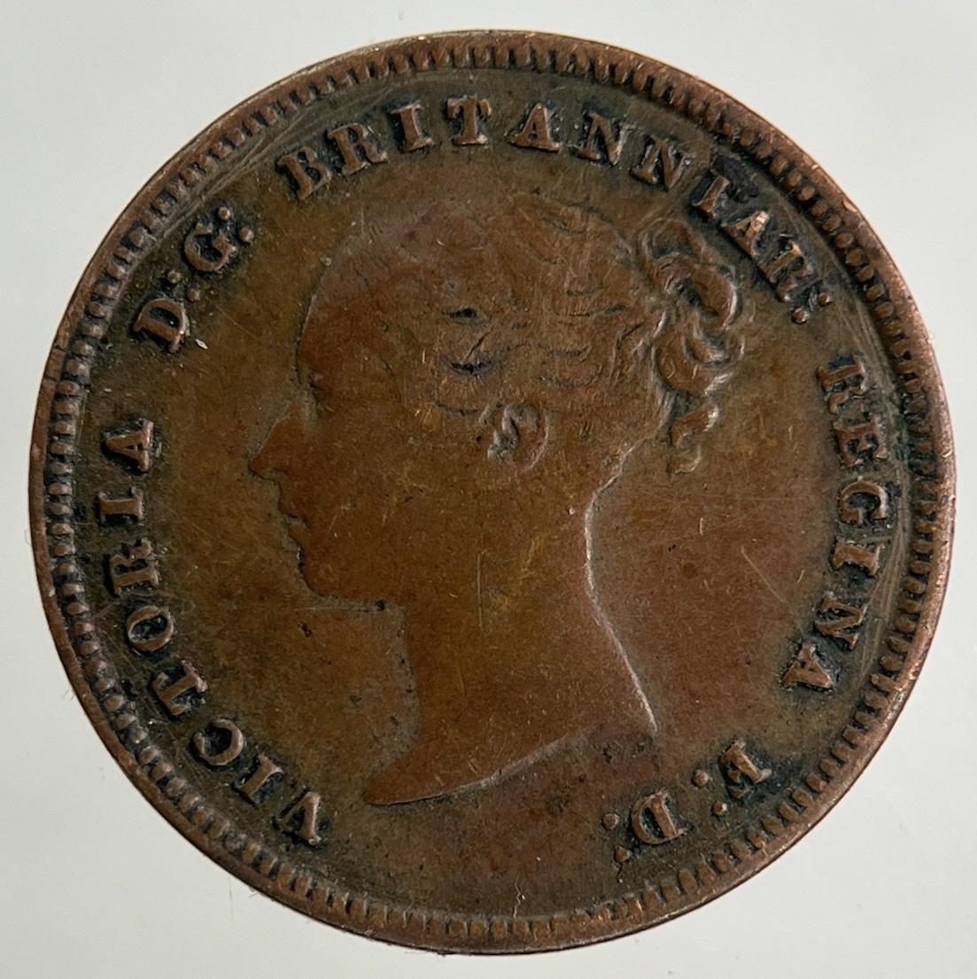 1844 Victoria Half Farthing Coin | Fine Collectable Grade