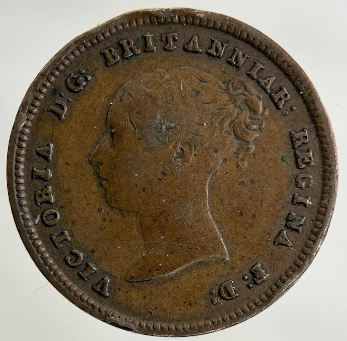 1844 Victoria Half Farthing Coin | Fine Collectable Grade