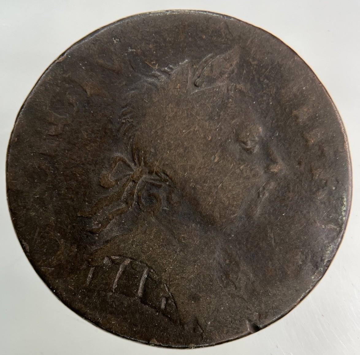 1774 George III 3rd Half-Penny Coin | Collectable Grade