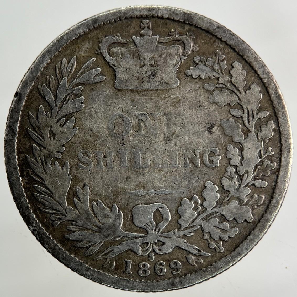 1869 Victoria Shilling Silver Coin | Collectable Grade