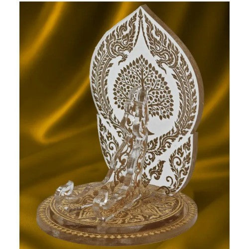 Clear & Coloured Gold 1oz Silver Gold Coin / Amulet / Medal Display Stand