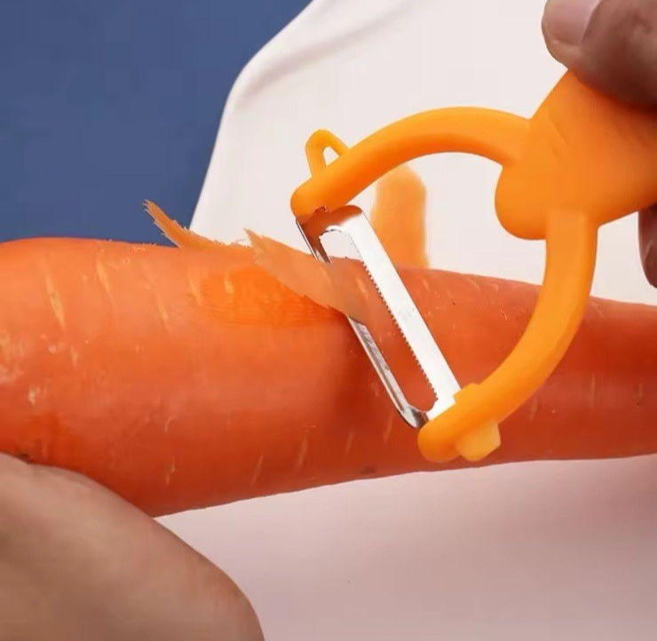 Kitchen Carrot Shaped Potato Peeler Fruit Vegetable Rapid Slicer & Bottle Opener