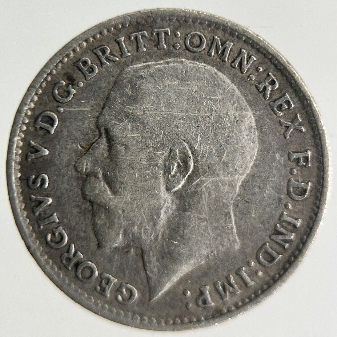 1919 George V Threepence Silver Coin | Fine Collectable Grade
