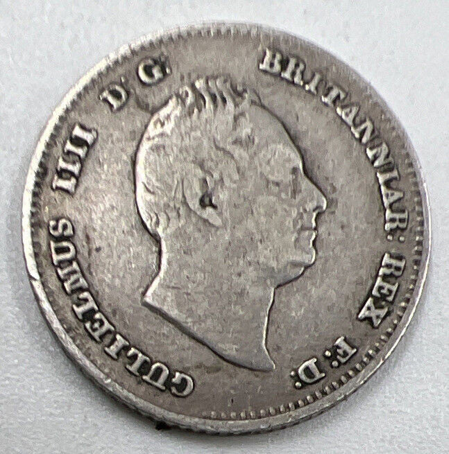 1836 William IV Four - Pence | British Silver Coin | Fine Collectable Grade | a924