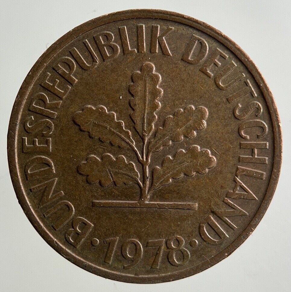 1978 Germany 2 Pfennig Coin | Fine Collectable Grade