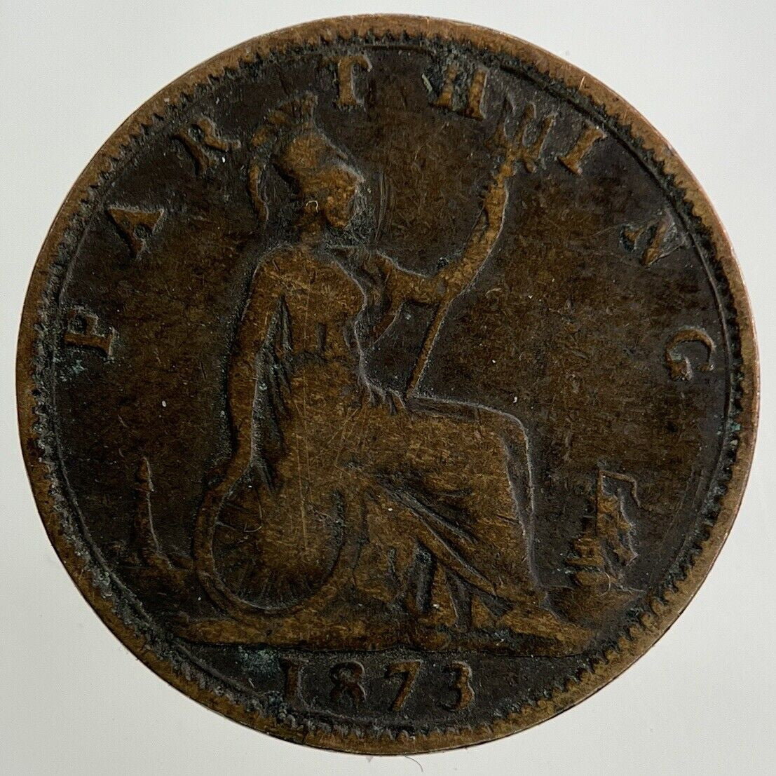 1873 Victoria Farthing Coin | Fine Collectable Grade