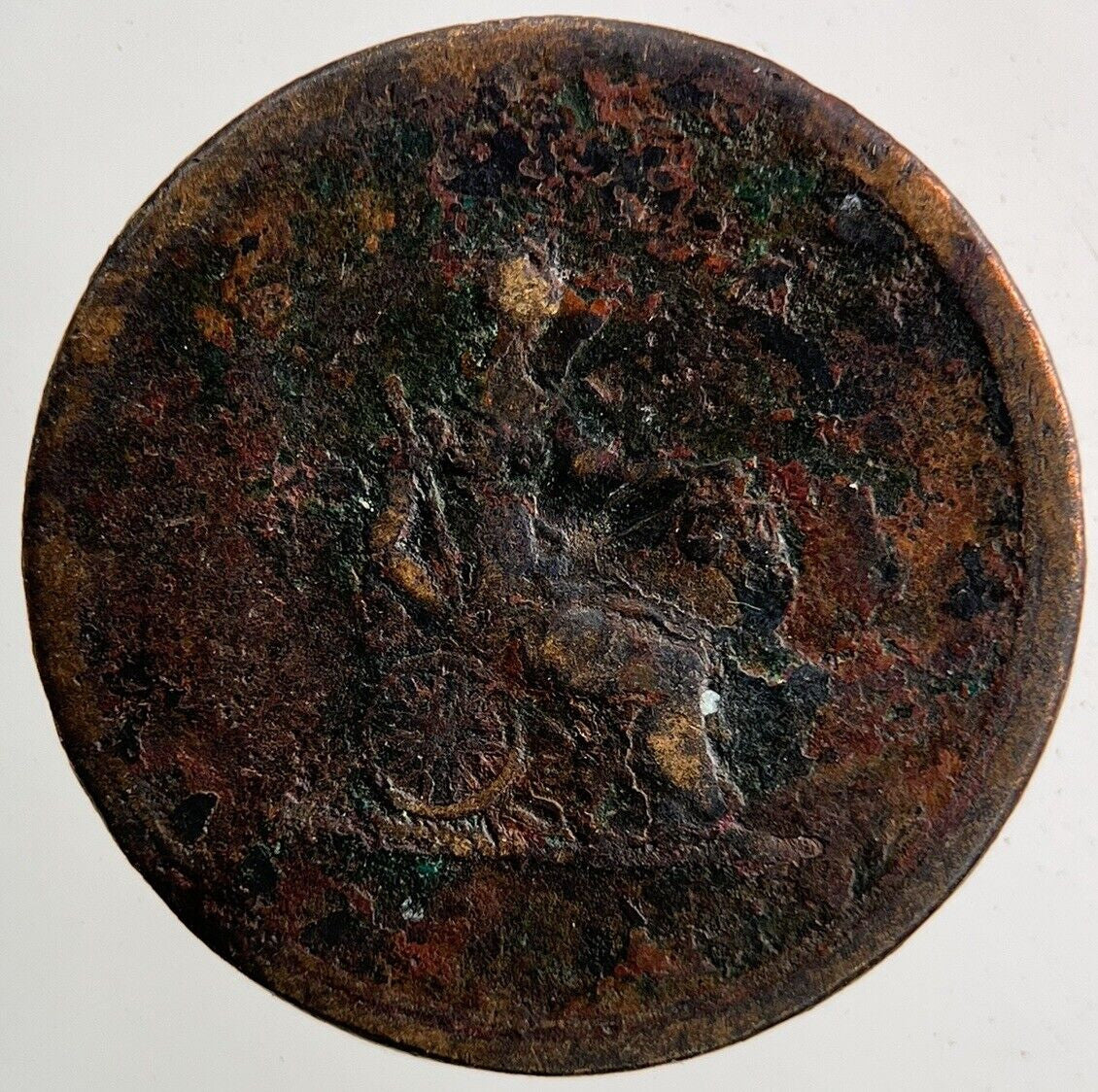 1820 - 30 George IV Columbia Token Farthing Coin | Collectable Grade