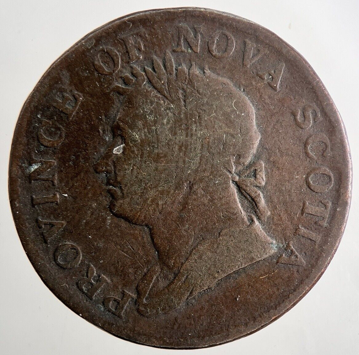 1832 Canada Nova Scotia Half - Penny Token Coin | Collectable Grade | a9492