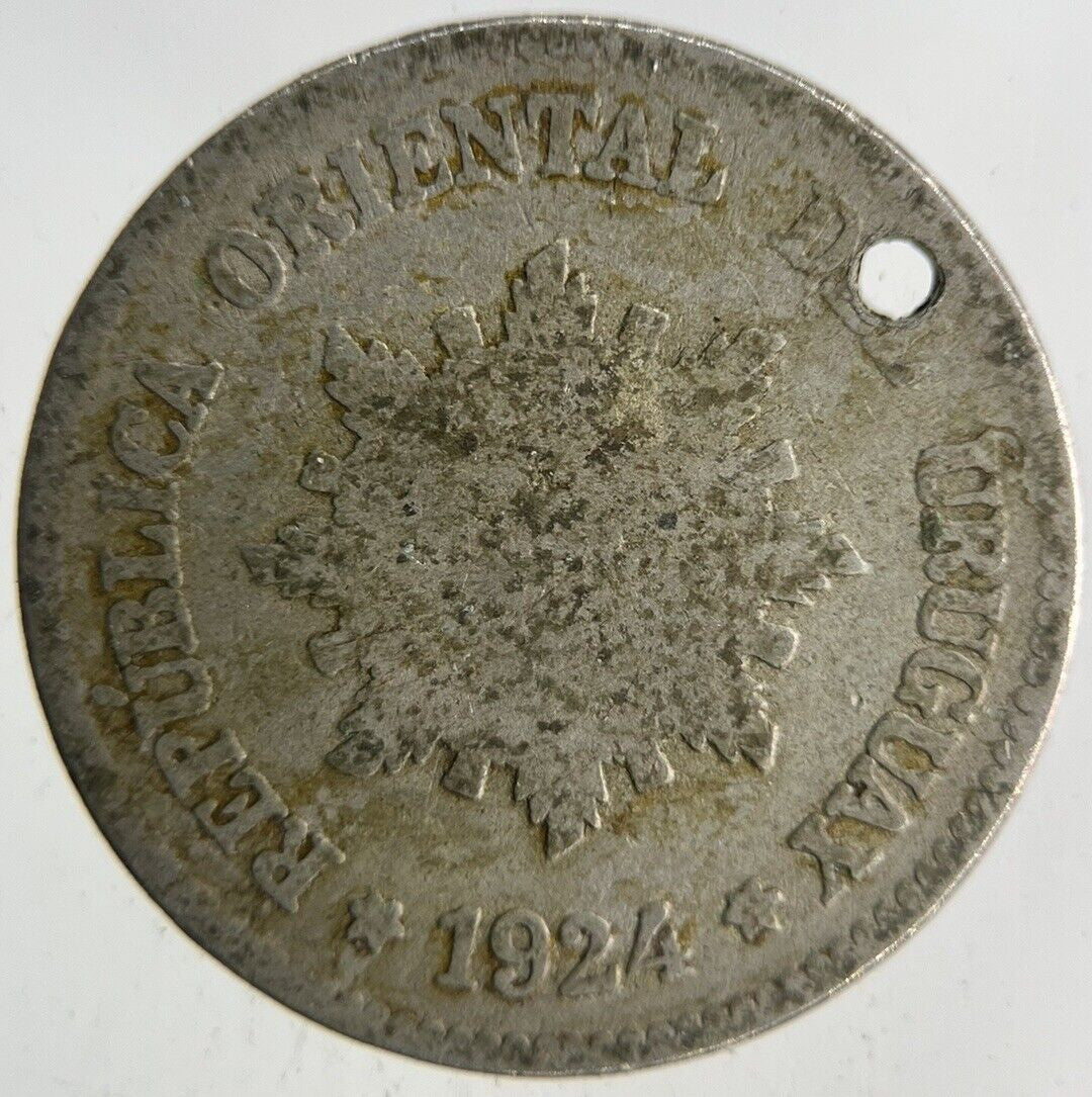 1924 Uruguay 2 Centesimos Coin | Collectable Grade