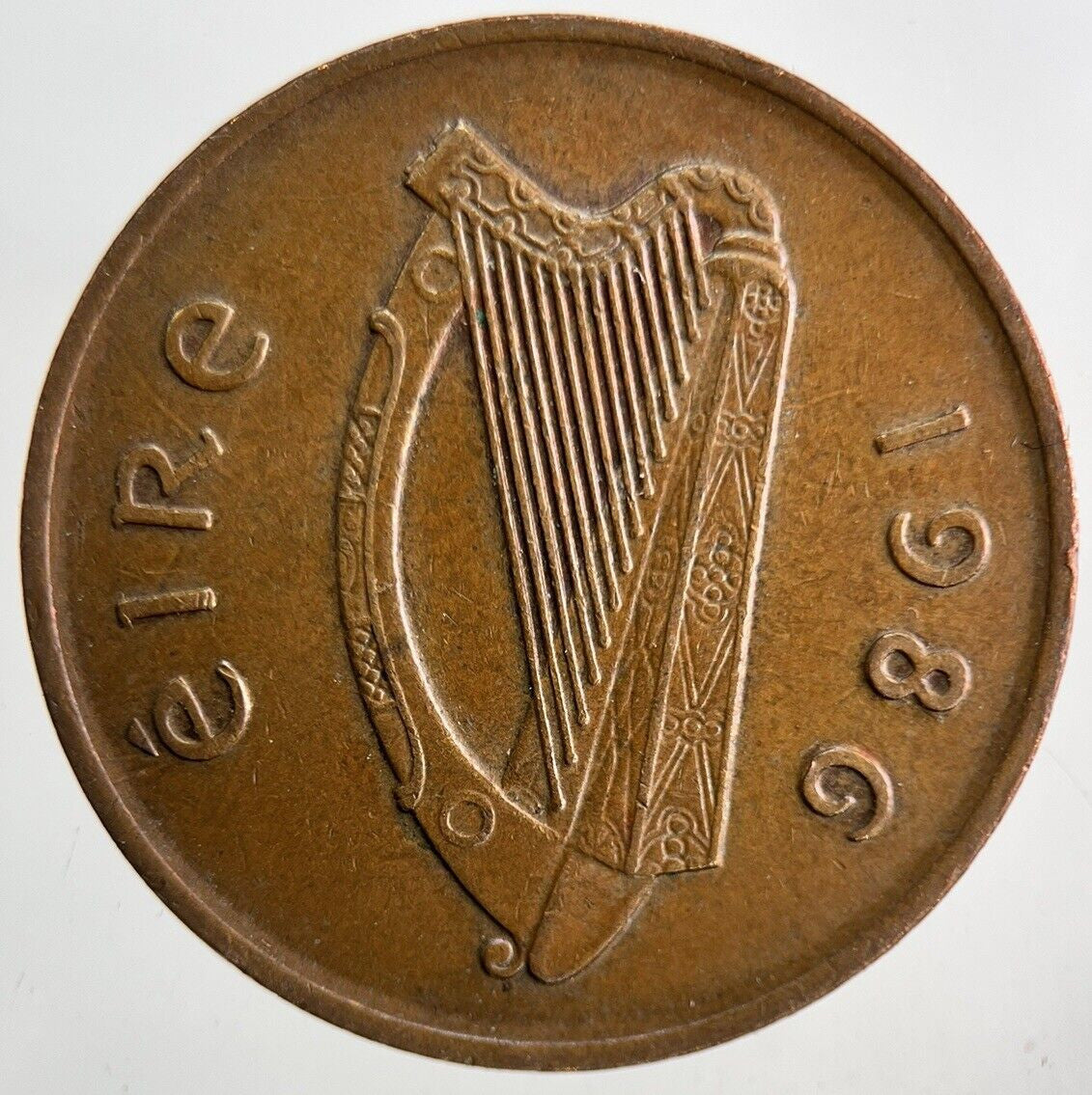 1986 Irish 2p Two - Pence Coin | Very High Grade