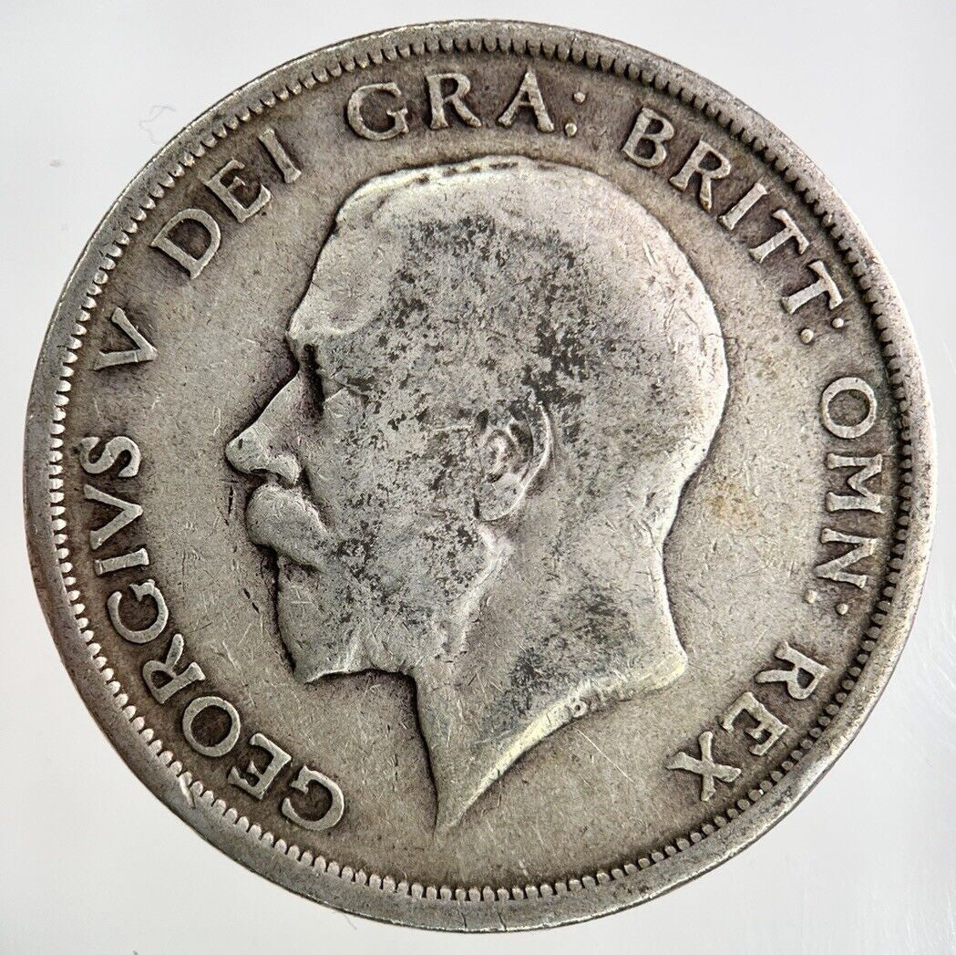 1918 George V Half - Crown Silver Coin | Fine Collectable Grade