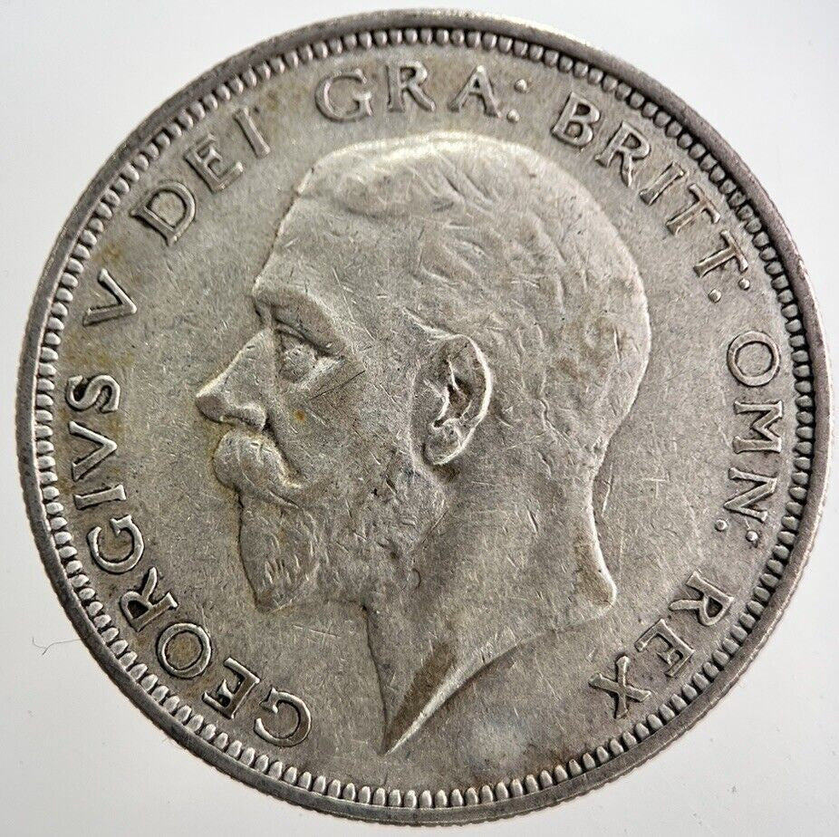 1927 George V Half - Crown Silver Coin | Very High Grade | a8142
