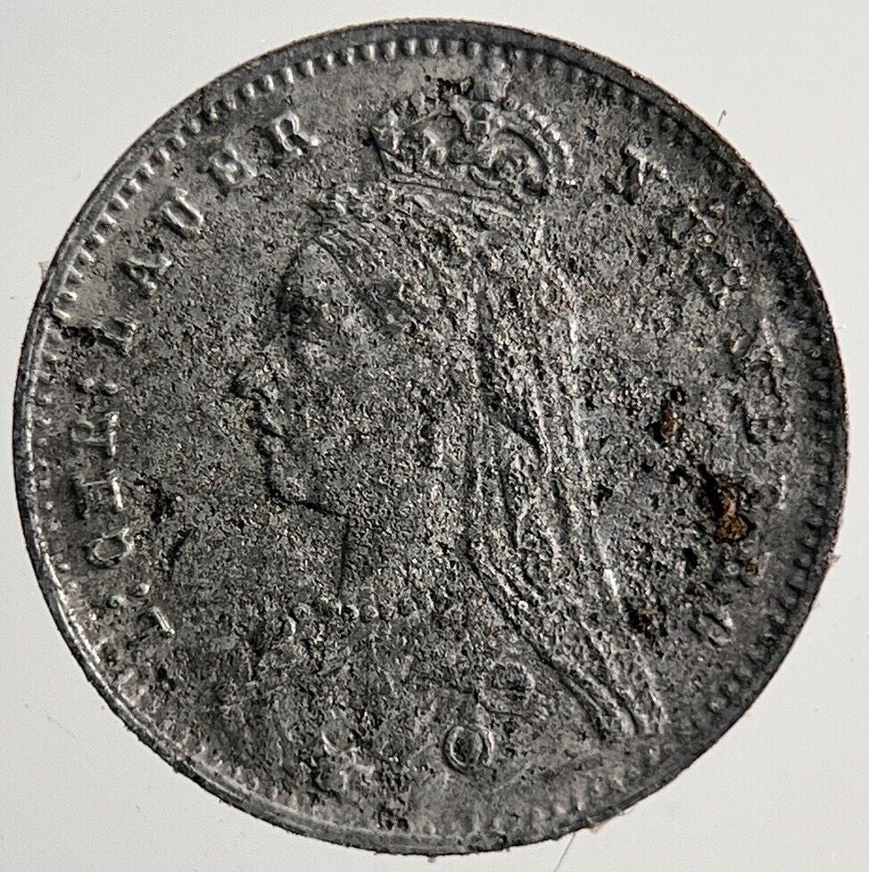 Old Queen Victoria Toy Money Coin | Fine Collectable Grade