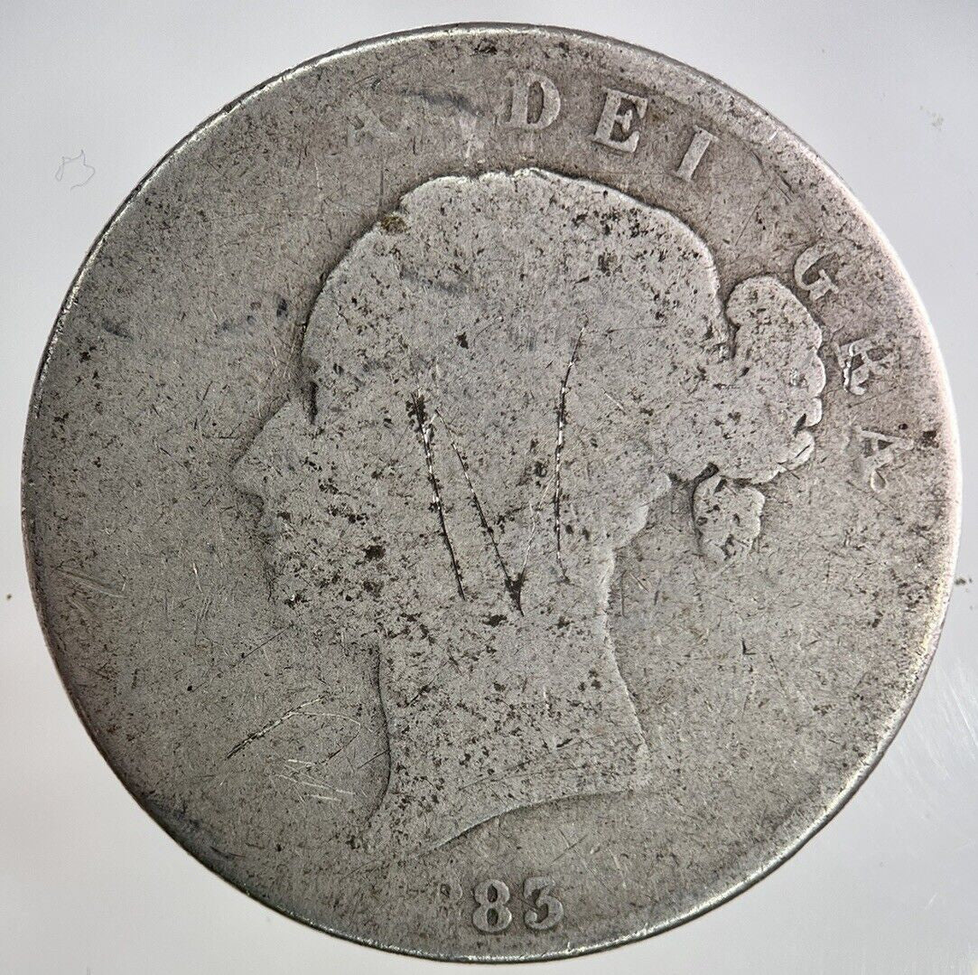 1883 Victoria Half - Crown Silver Coin | Collectable Grade