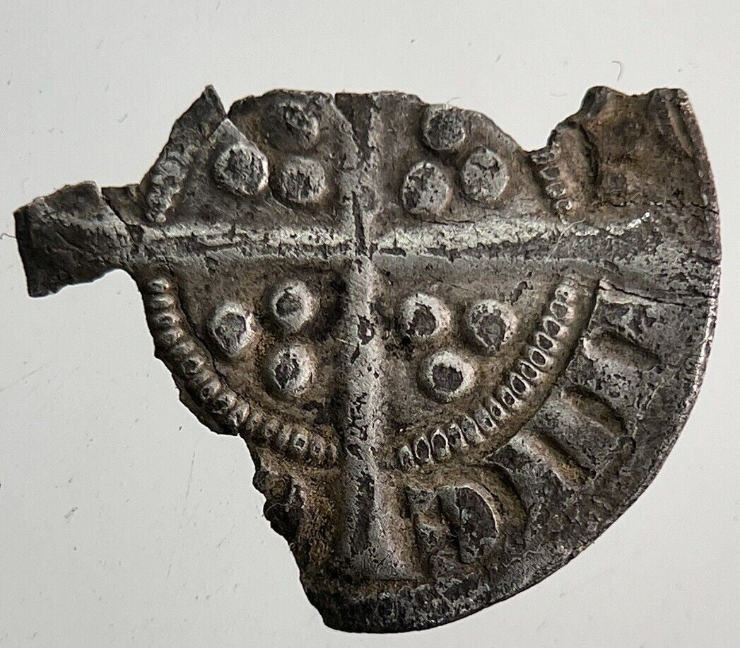 Medieval Edward I 1st Irish Penny Hammered Silver Coin | Collectable Grade
