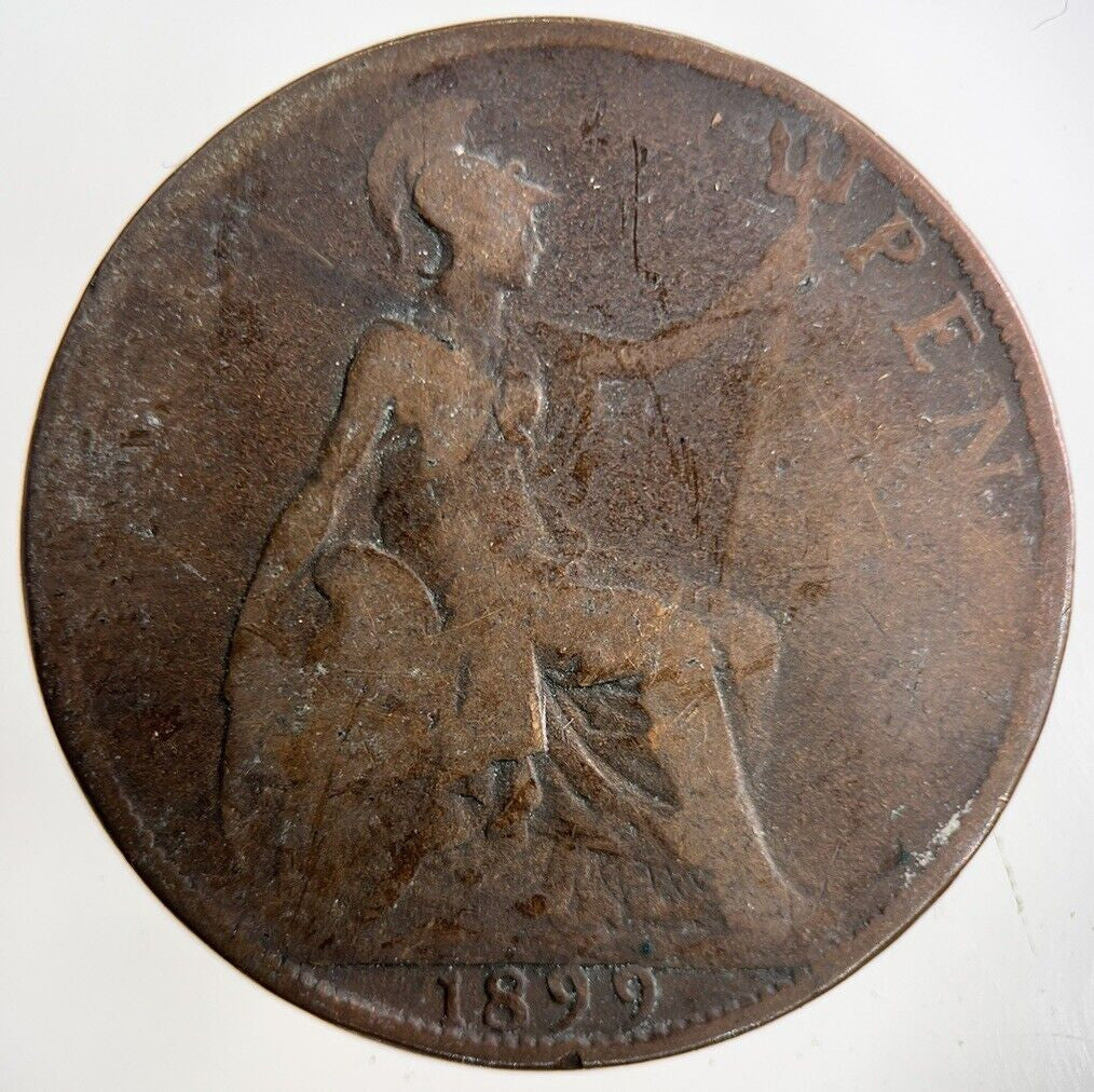1899 Victoria One Penny Coin | Collectable Grade
