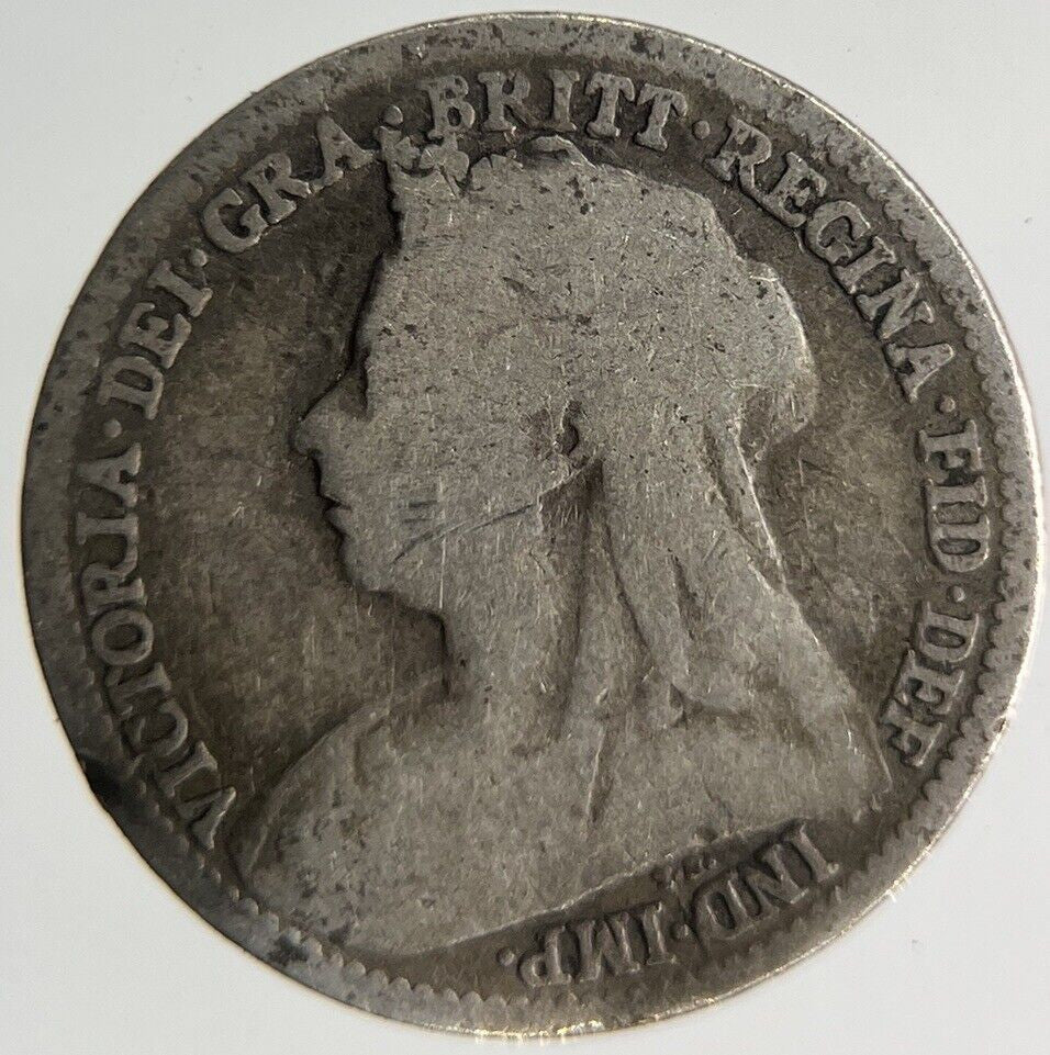 1899 Victoria Threepence Silver Coin | Collectable Grade