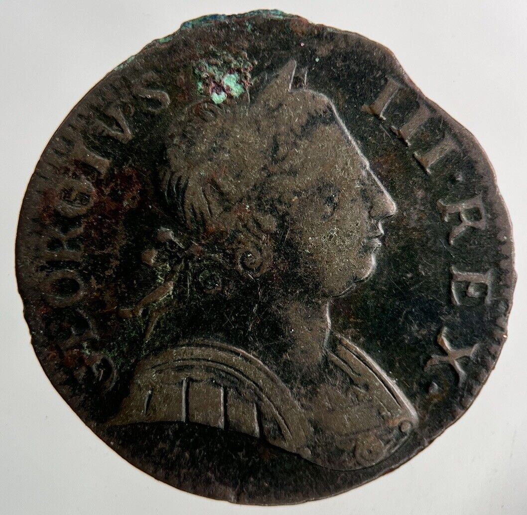 1775 George III 3rd Half - Penny Coin | Fine Collectable Grade