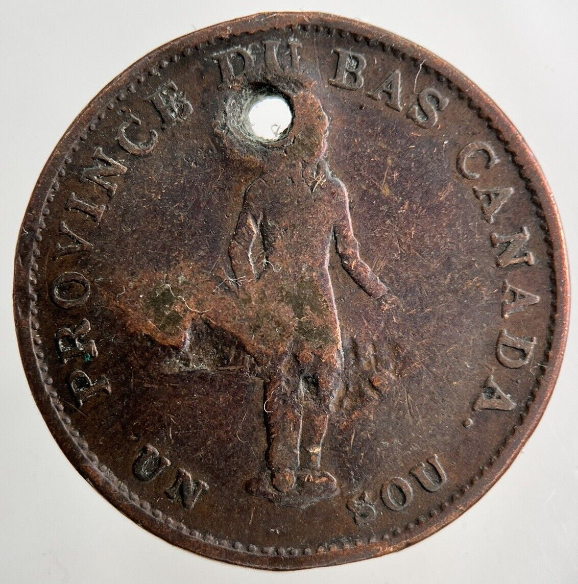 1837 Canada Half Penny Bank Token Coin | Collectable Grade