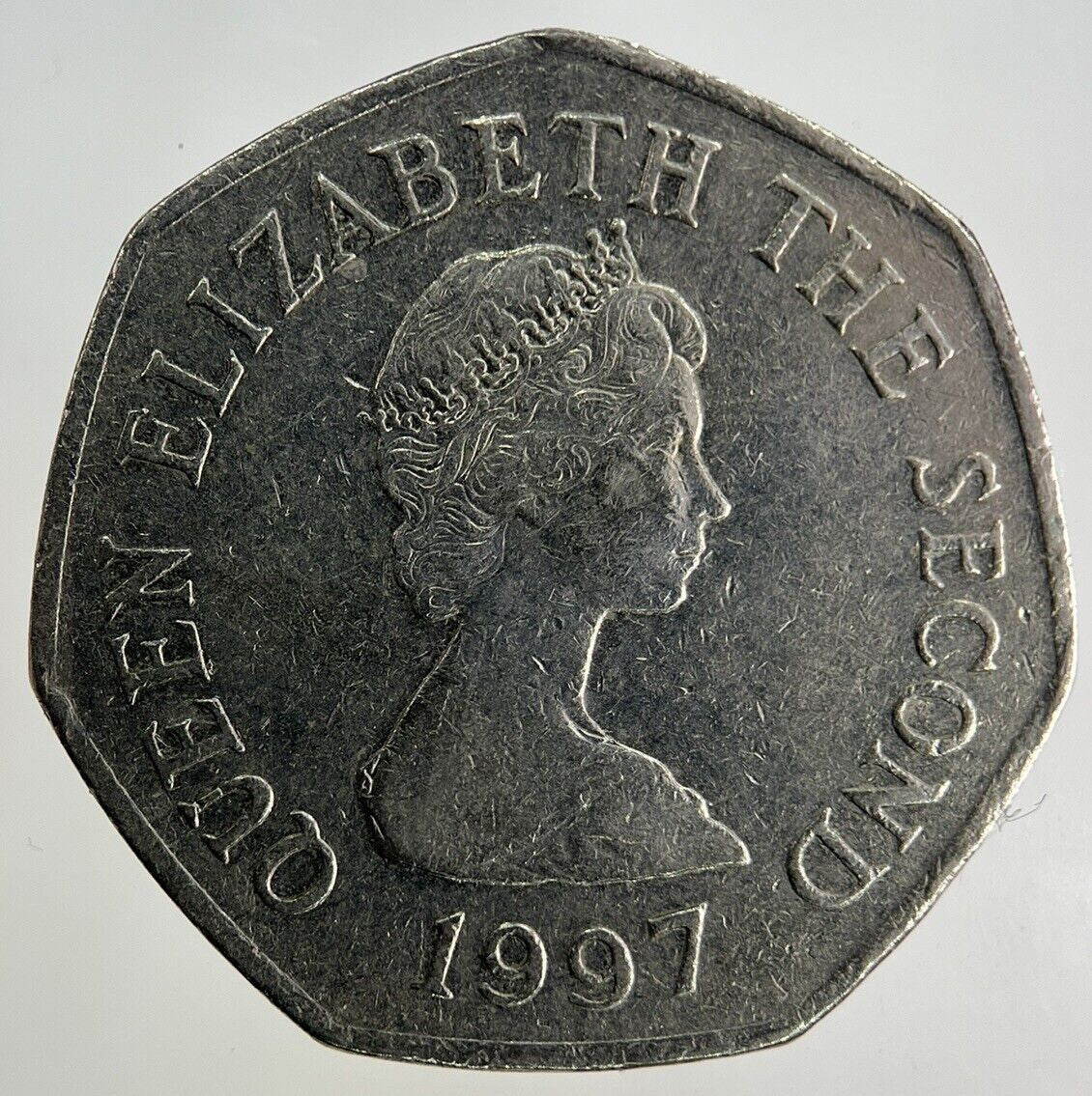 1997 Jersey 50p Fifty - Pence Coin | Fine Collectable Grade