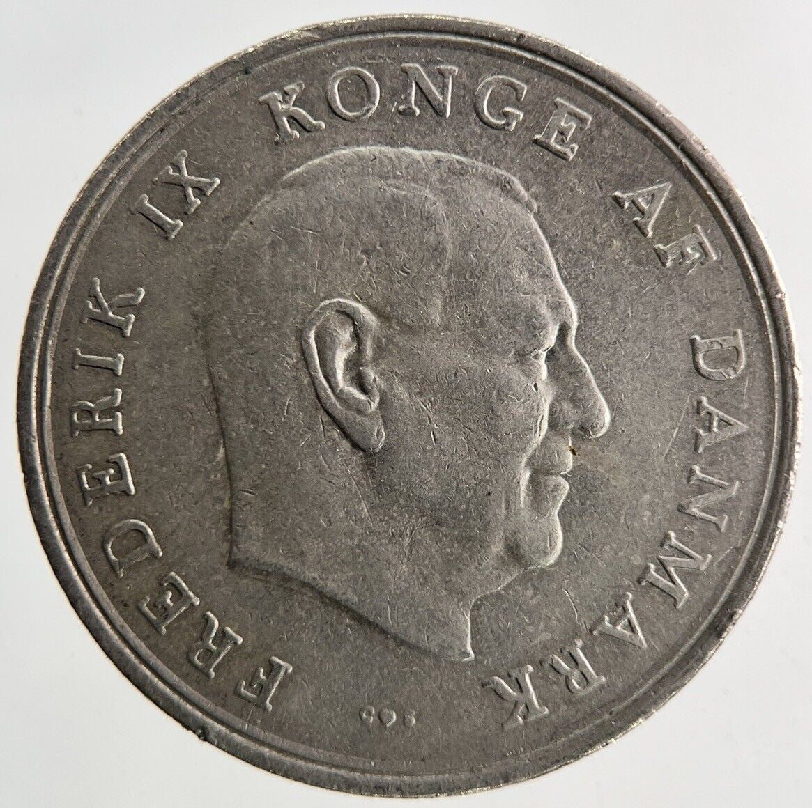 1961 Denmark 1 Kroner Coin | Fine Collectable Grade