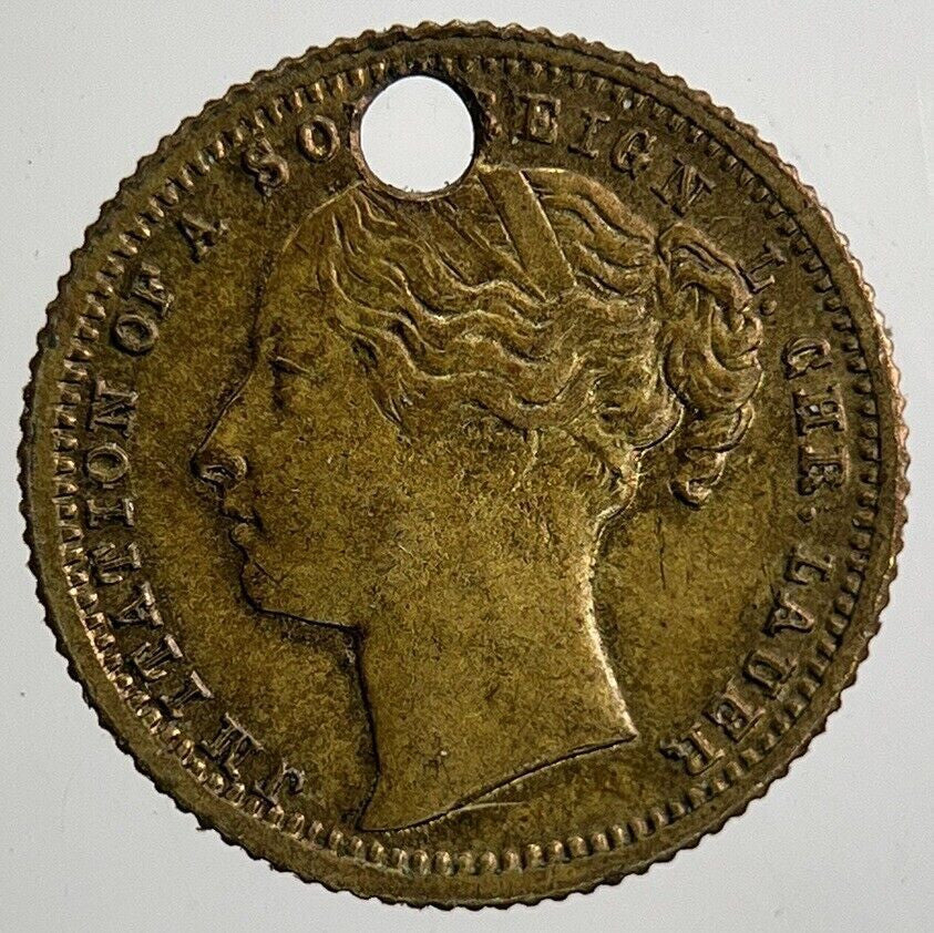 Old Victoria Toy Money Token Coin | Fine Collectable Grade