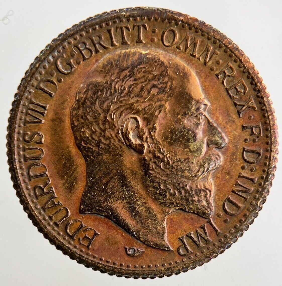 1909 Edward VII Token Coin | Very High Grade