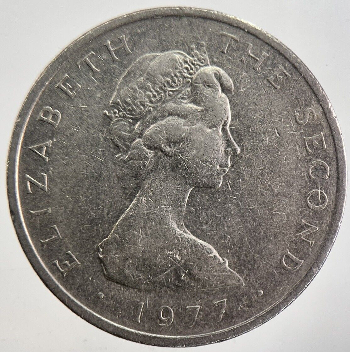 1977 Isle of Man 10p Coin | Collectable Grade | a4795