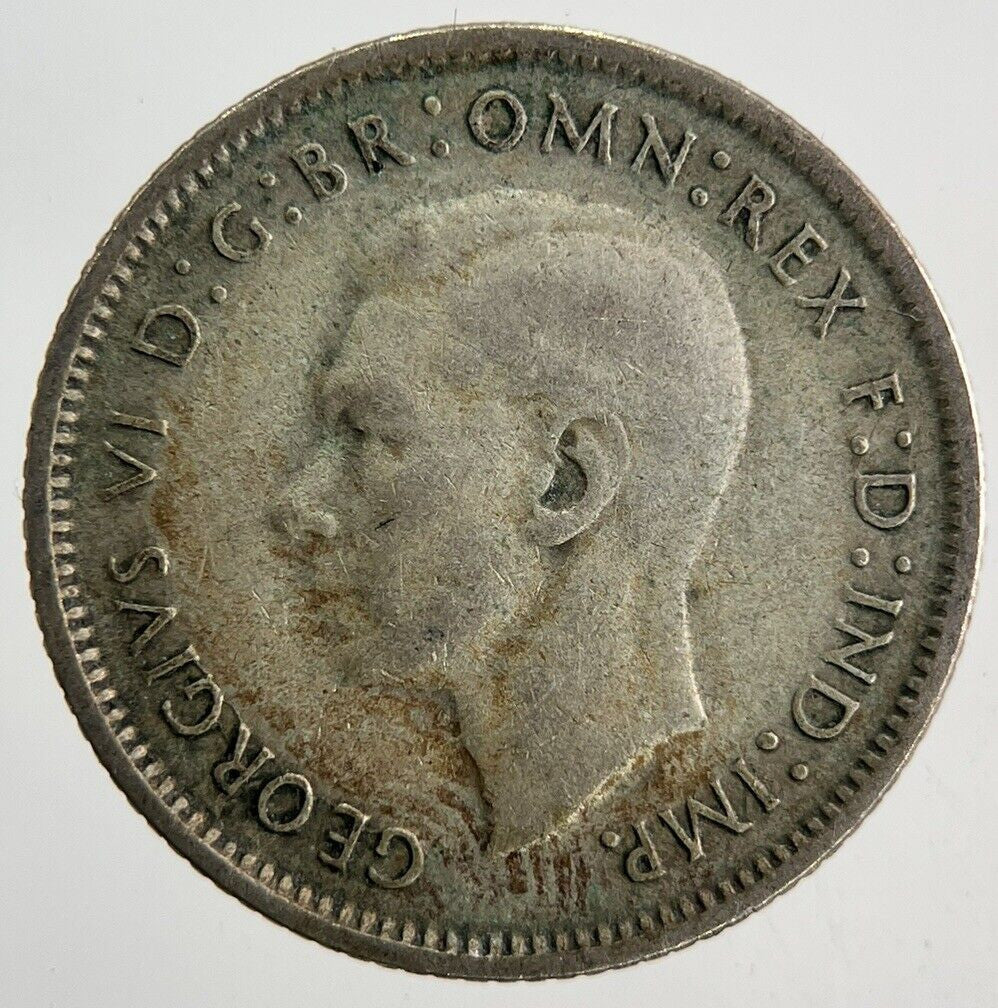 1946 Australia Sixpence Silver Coin | Fine Collectable Grade