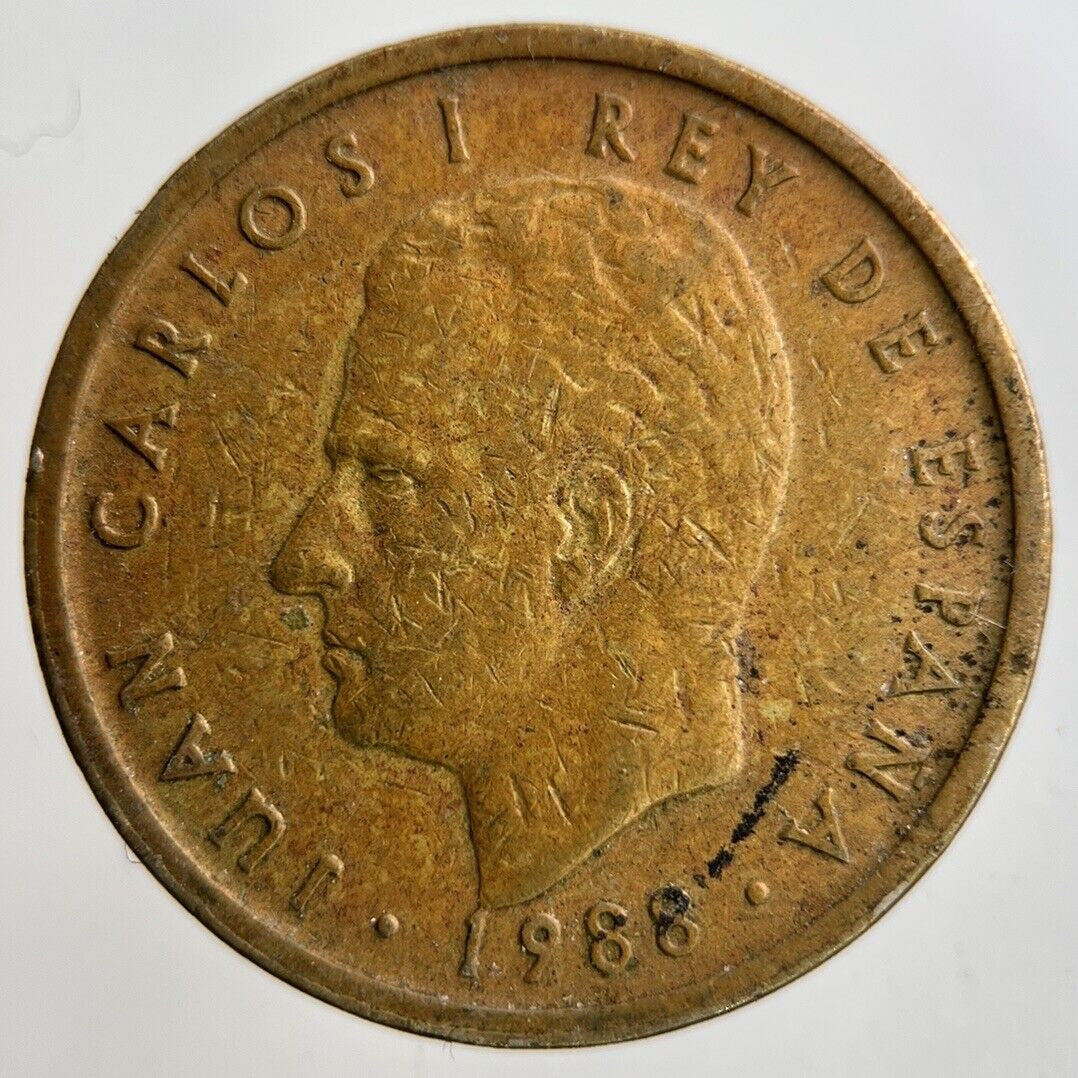 1988 Spain 100 Cien Pesetas Coin | Fine Collectable Grade