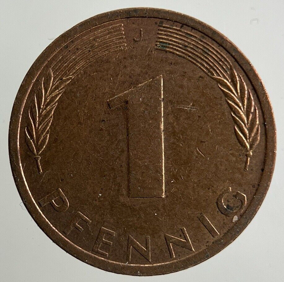 1971 Germany 1 Pfennig Coin | Fine Collectable Grade