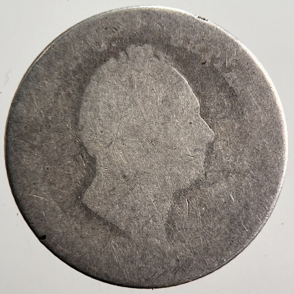 1837 William IV Groat Four - Pence Silver Coin | Worn Grade | a3587