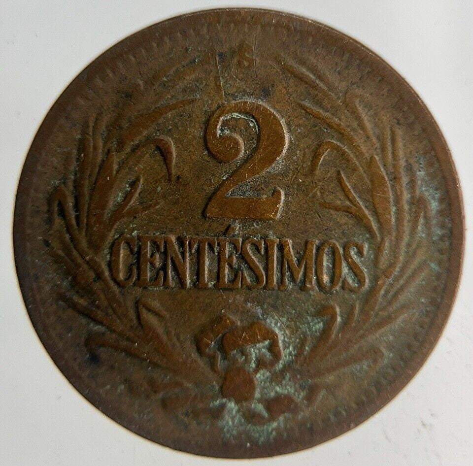 1948 Uruguay 2 Centesimos Coin | Fine Collectable Grade