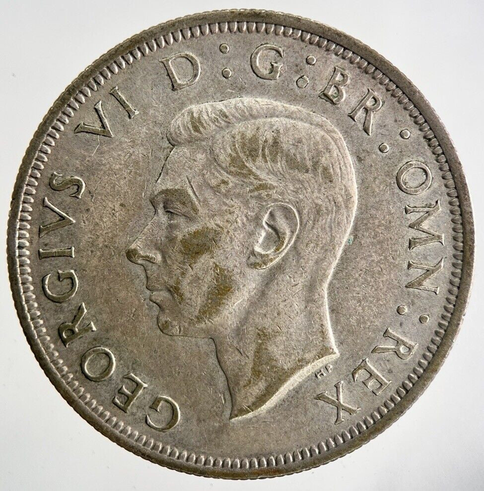 1944 George VI Half - Crown Silver Coin | Very High Grade
