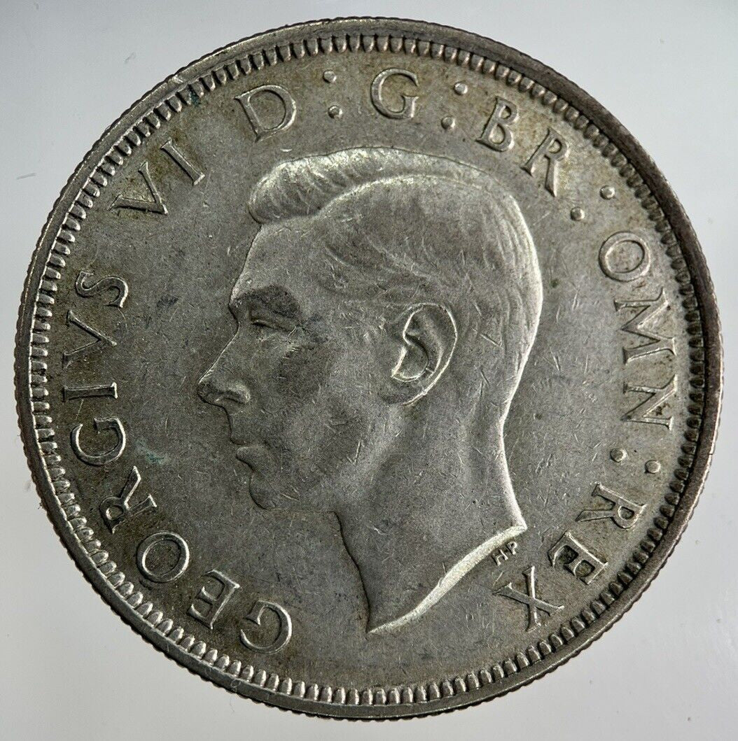 1944 George VI Half - Crown Silver Coin | Fine Collectable Grade