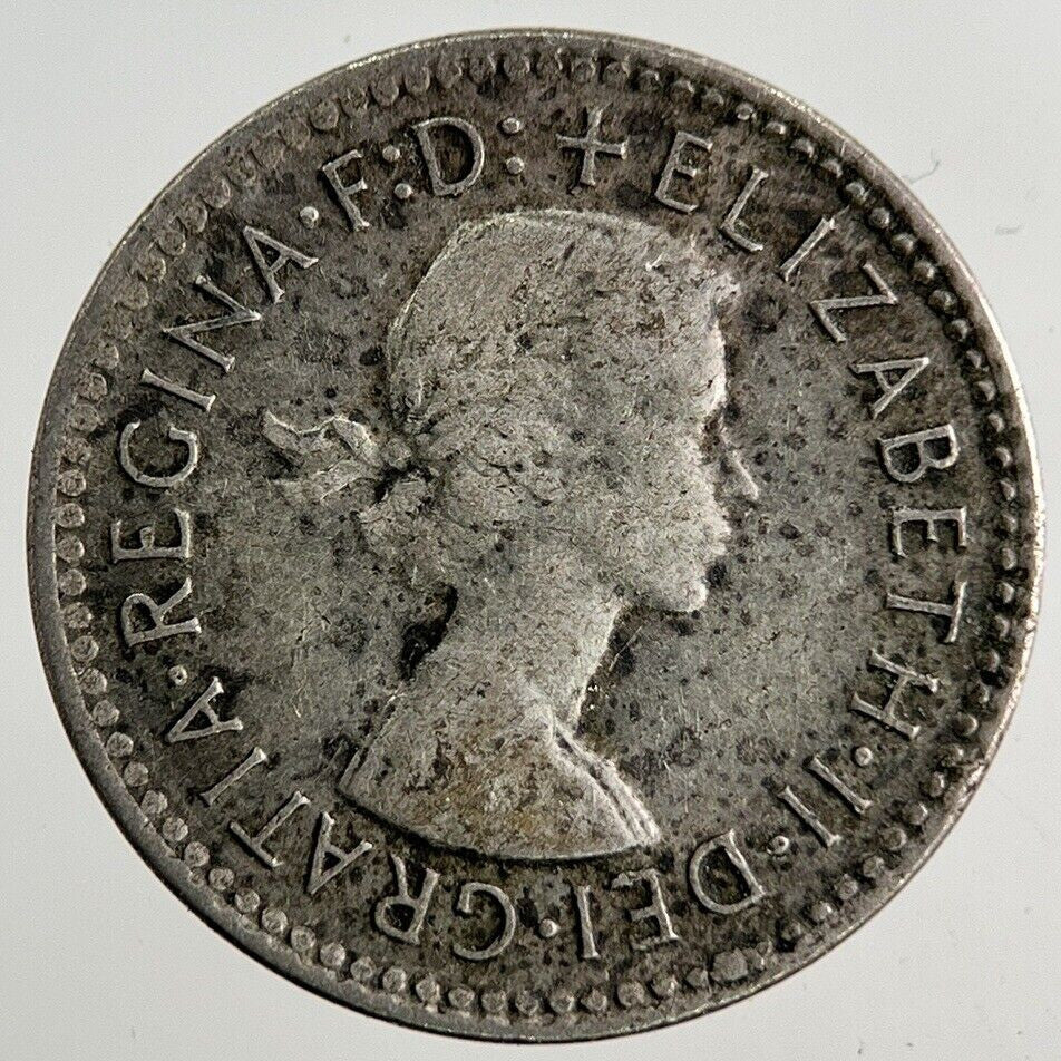 1955 Australia Threepence Silver Coin | Fine Collectable Grade